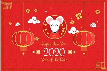 山西通益金属携全体员工祝大家：五福全到，鼠年灿烂！